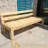 Wooden Bench With Backrest