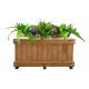 Deck Wooden Flowerpot