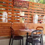 Lambri Saksılı Ahşap Paravan