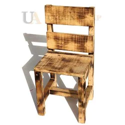 Yanık Ahşap Sandalye